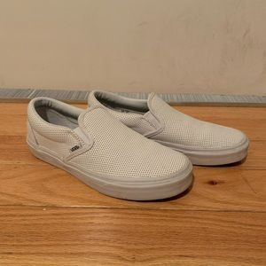 Vans Perforated Leather Slides